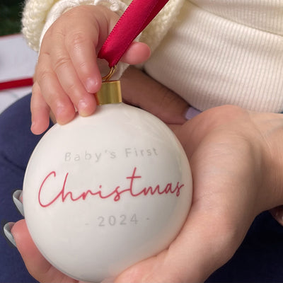 Baby's First Christmas Tree Bauble