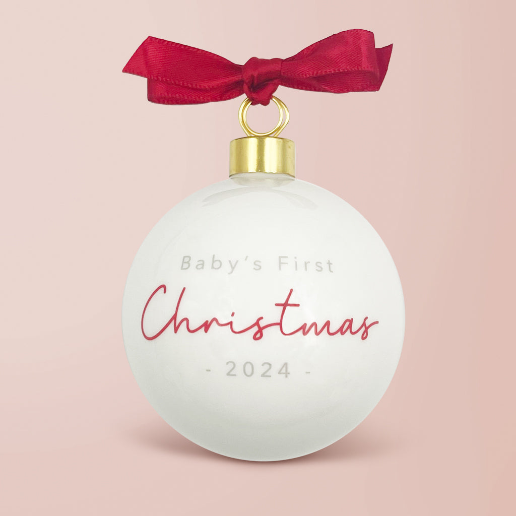 Baby's First Christmas Tree Bauble