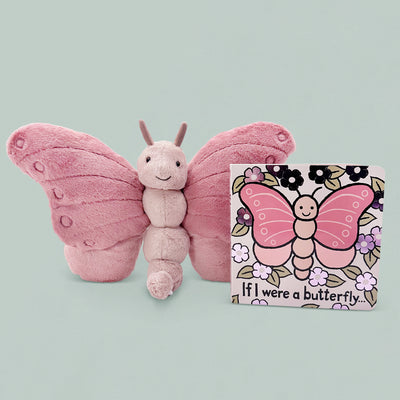 Jellycat Beatrice Butterfly Soft Toy and If I Were A Butterfly Book