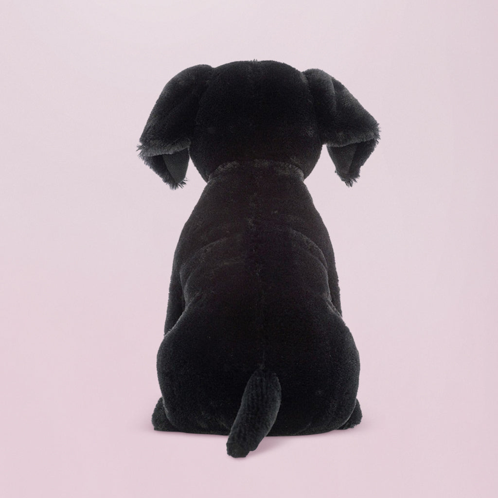 Black labrador plush best sale