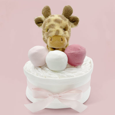 Baby Shower Gift Giraffe Nappy Cake