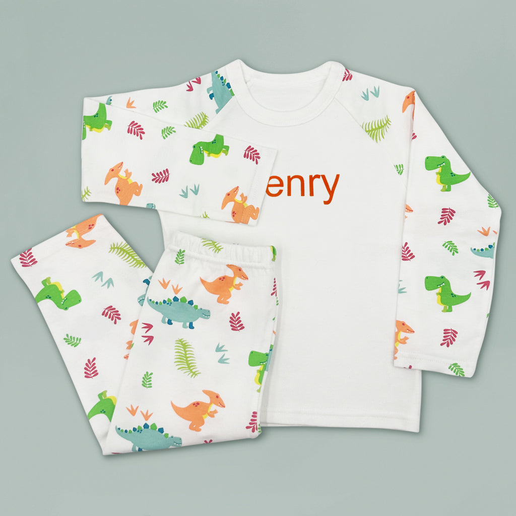 Personalised Dinosaur Pyjamas 