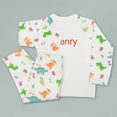 Personalised Dinosaur Pyjamas