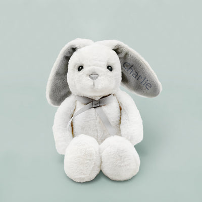 Babyblooms' Personalised Little Grey Bunny Soft Toy 