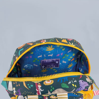 Floss & Rock Dinosaur Backpack, inside 