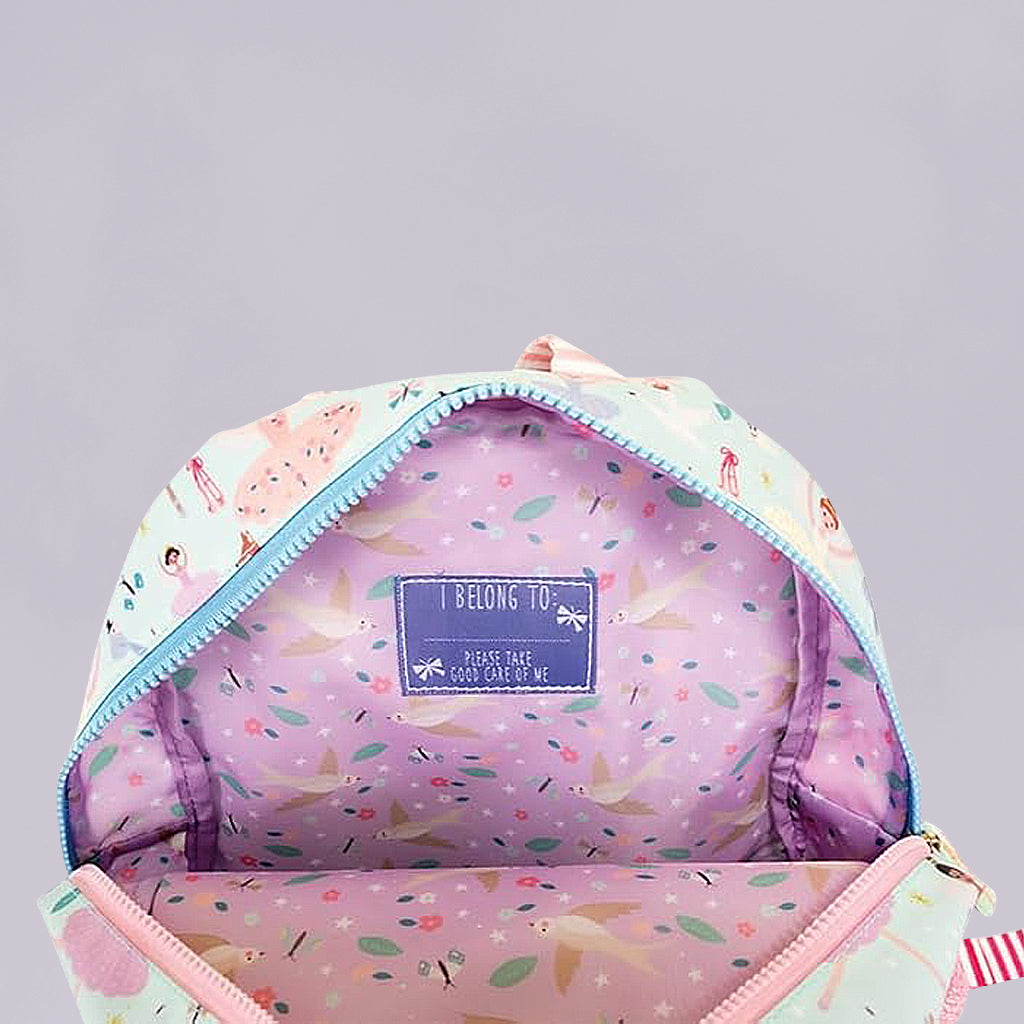 Floss & Rock Enchanted Backpack, Inside Close Up