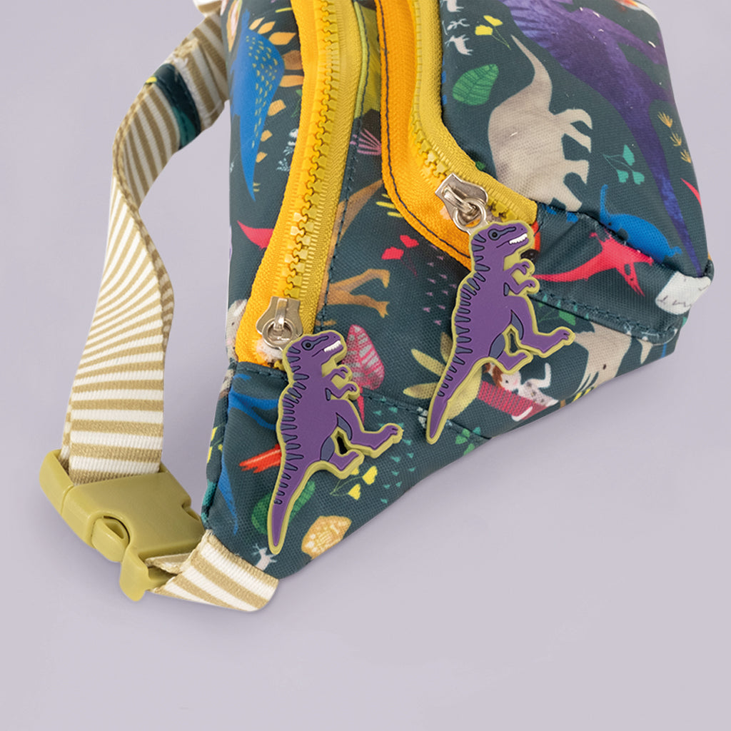 Floss & Rock Dinosaur Belt Bag, Dinosaur Close Up