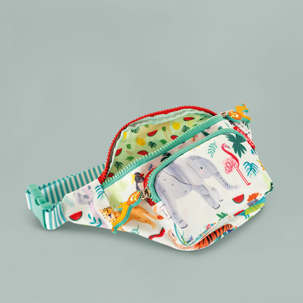 Floss & Rock Jungle Belt Bag, Open