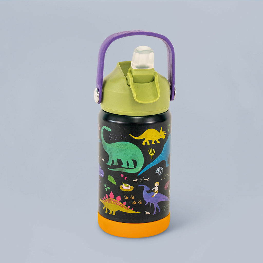 Floss & Rock Drinks Bottle, Dinosaur