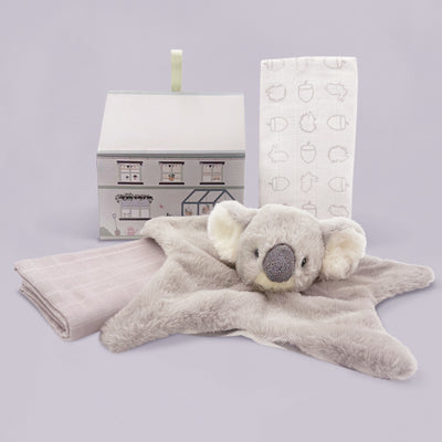 KeelEco Koala Comforter and Swaddles New Baby Gift Set