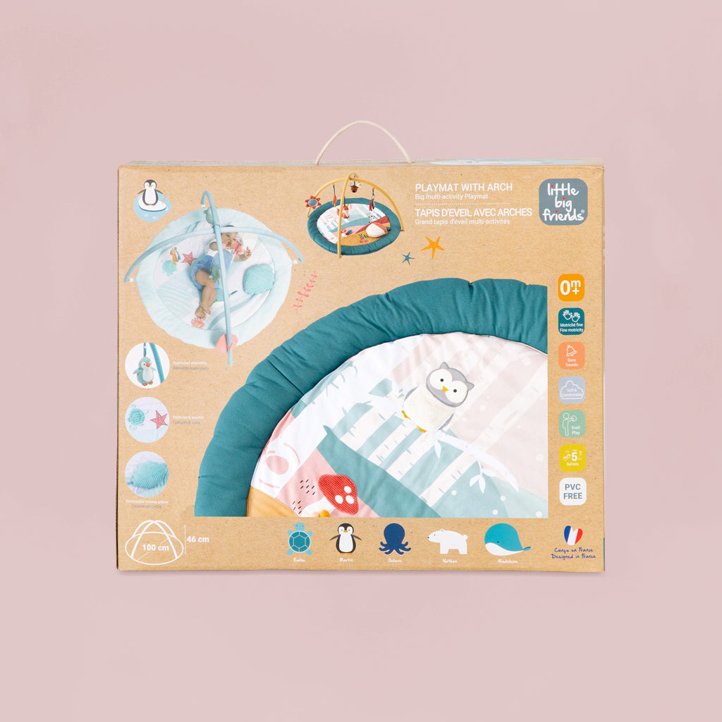 Little Big Friends Activity Play Mat with Arch, Forest, Presentation Box