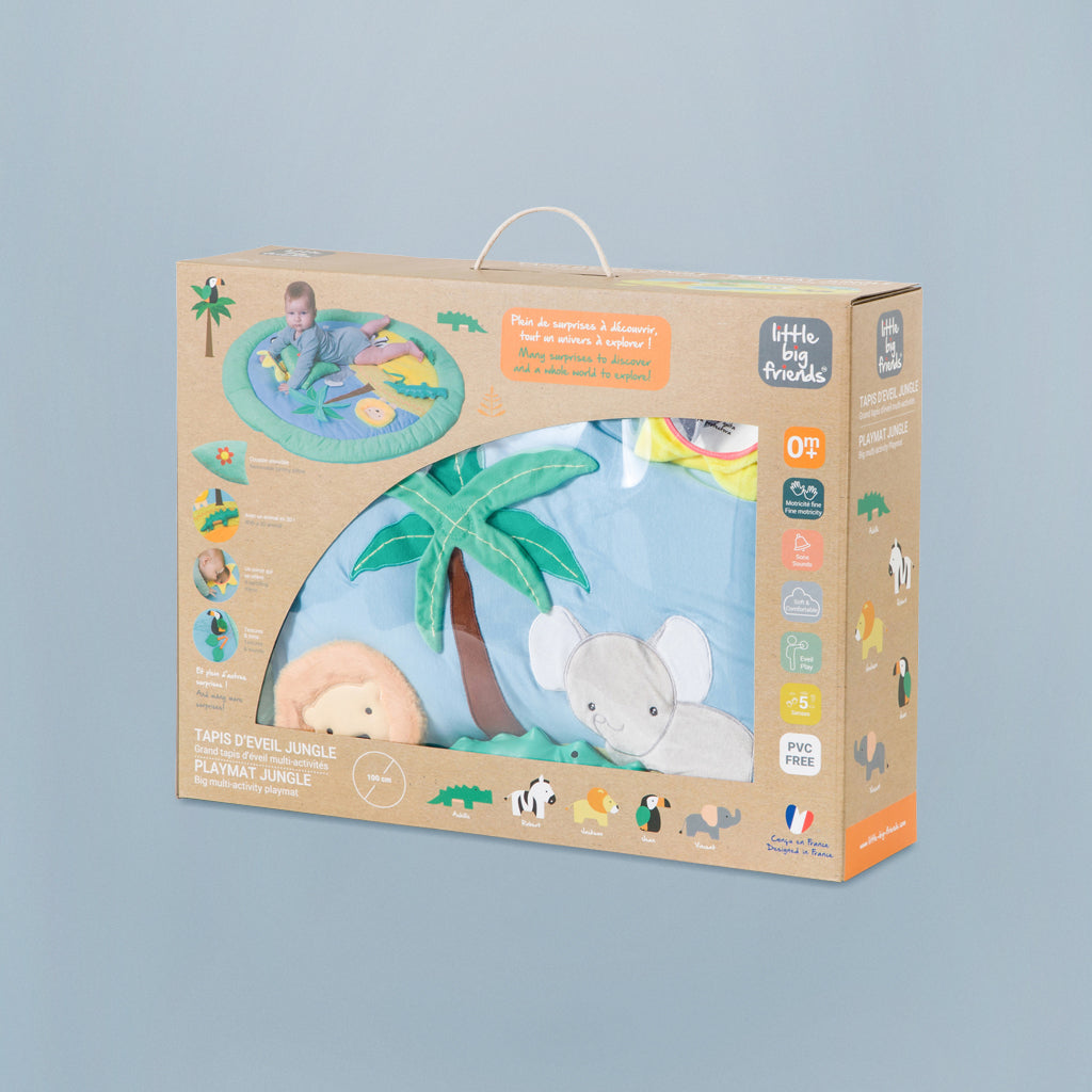 Little Big Friends Jungle Playmat, Display Box