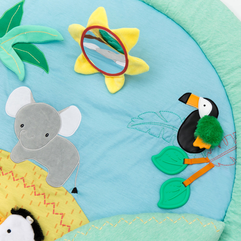 Little Big Friends Jungle Playmat, Close Up