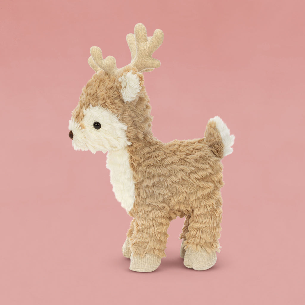 Jellycat Mitzi Reindeer Soft Toy, Side