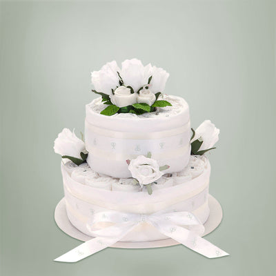 Baby Shower Gift Diaper Cake Neutral