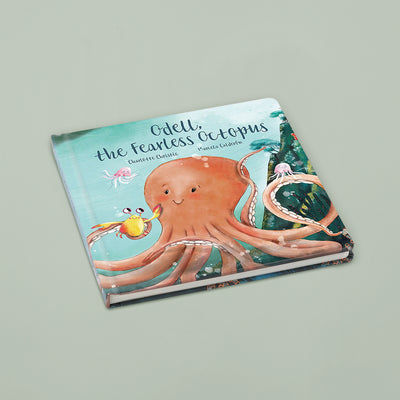 Jellycat Odell, The Fearless Octopus Book