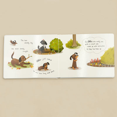 Jellycat Otto The Loyal Long Dog Book