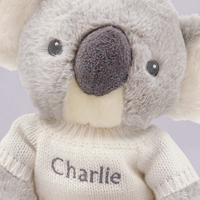 Personalised Kodi Koala Soft Toy, Close Up