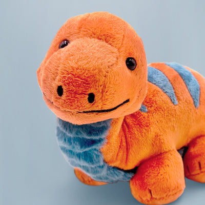 Steiff Bronko Brontosaurus Soft Toy, Close Up