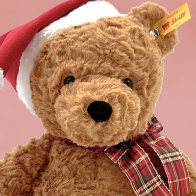 Steiff Jimmy Teddy Bear, Christmas Close Up