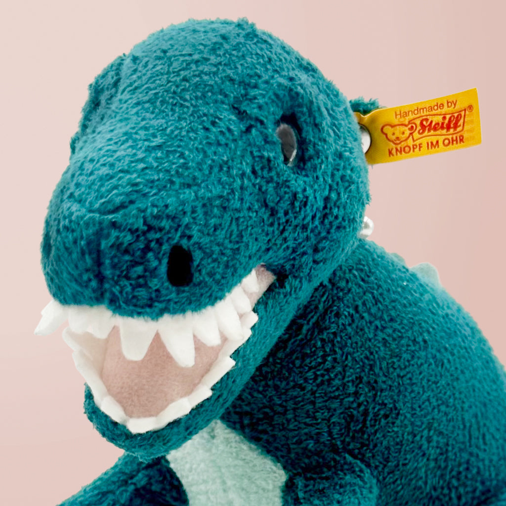 Steiff Thaisen T-Rex Dinosaur Soft Toy, Close Up