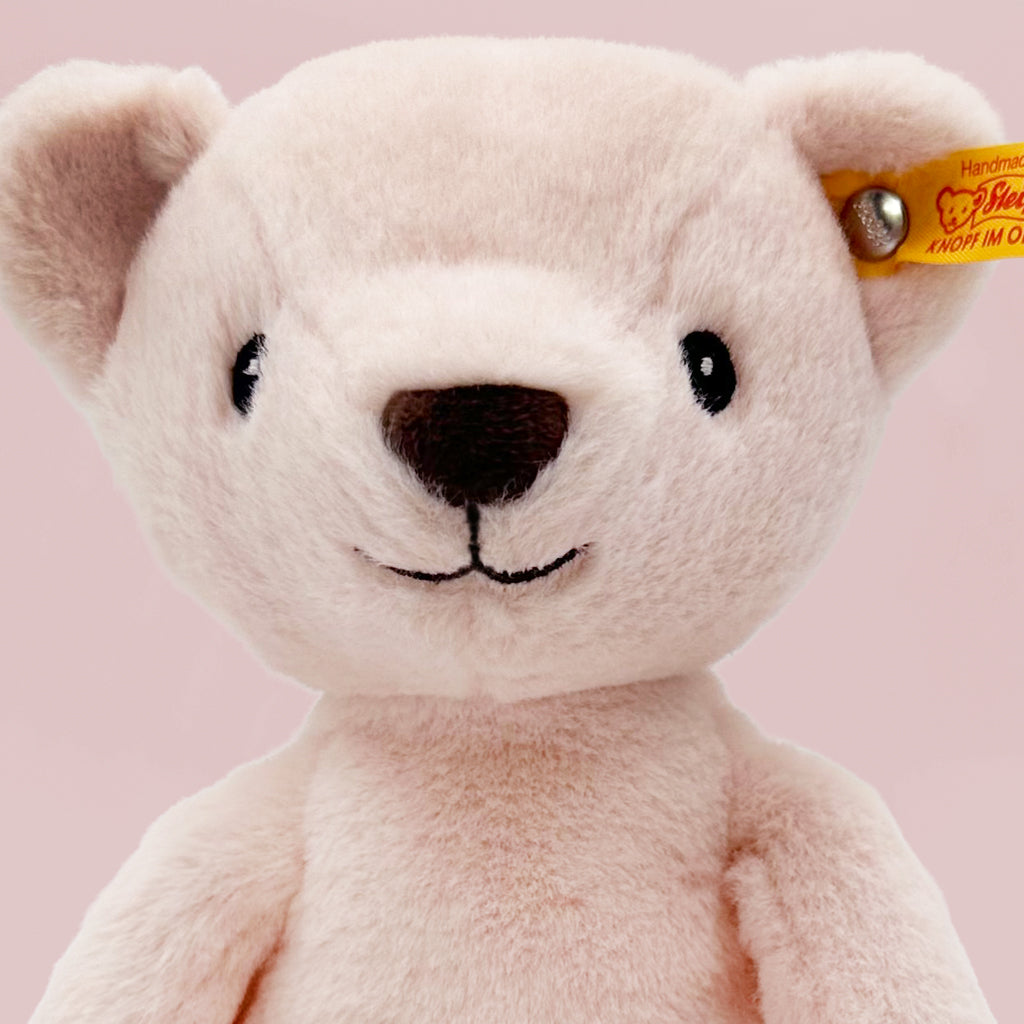 My First Steiff Teddy Bear, Pink Close Up