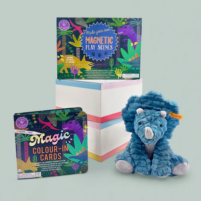 Floss & Rock Activity Set with Steiff Dixi Triceratops 