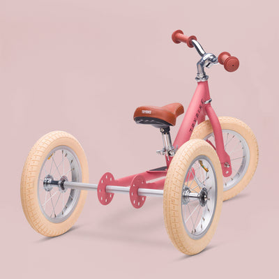 Trybike Steel 2-in-1 Balance Trike, Pink