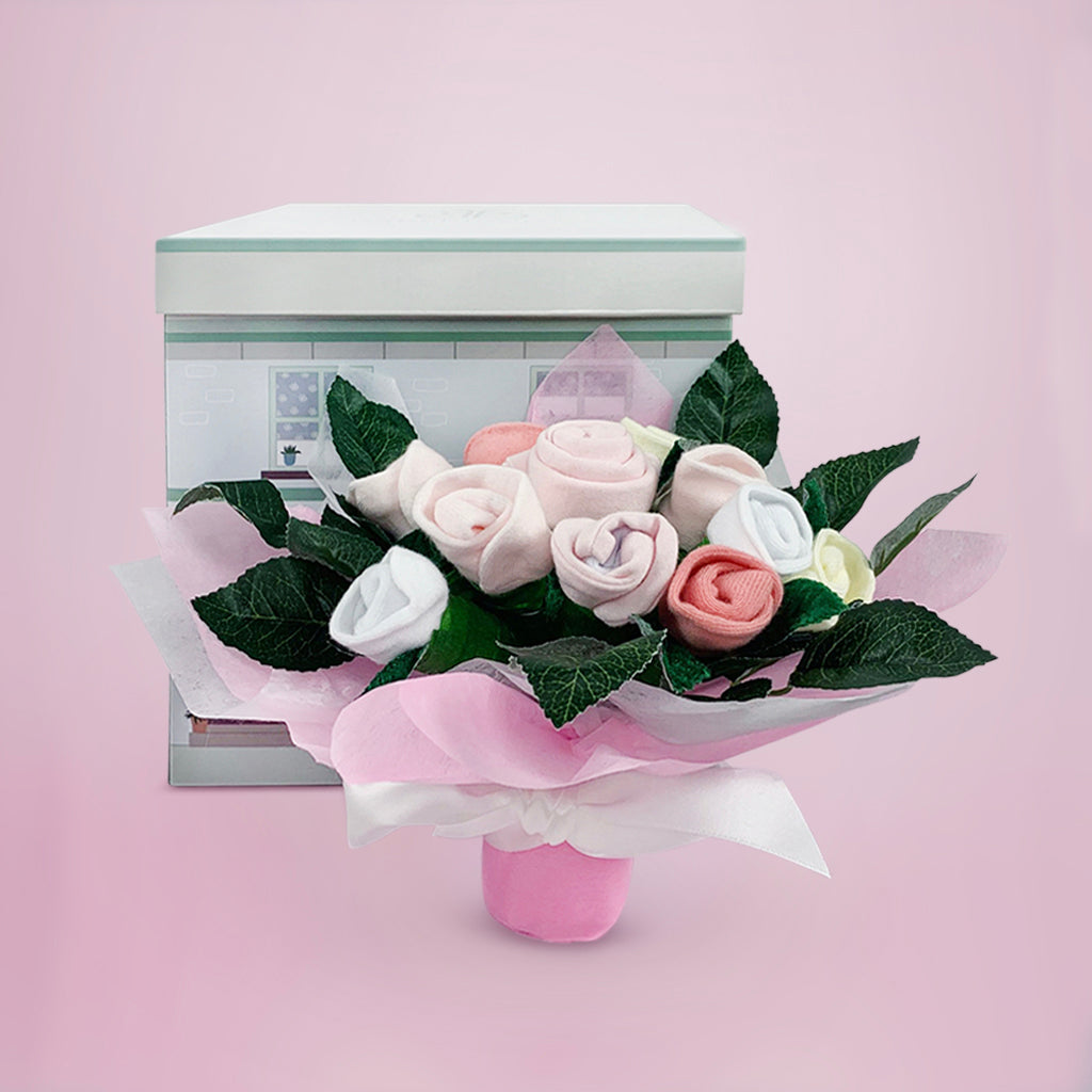 Babyblooms' Welcome Posy Pink