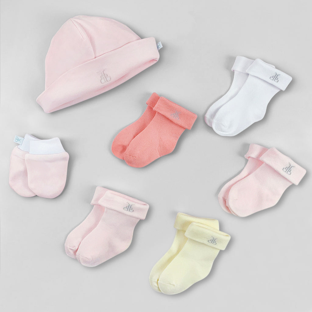 Babyblooms' Welcome Baby Clothes Posy, Pink Contents 