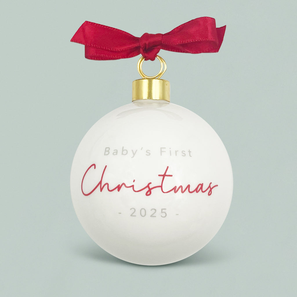 Baby's First Christmas Tree Bauble