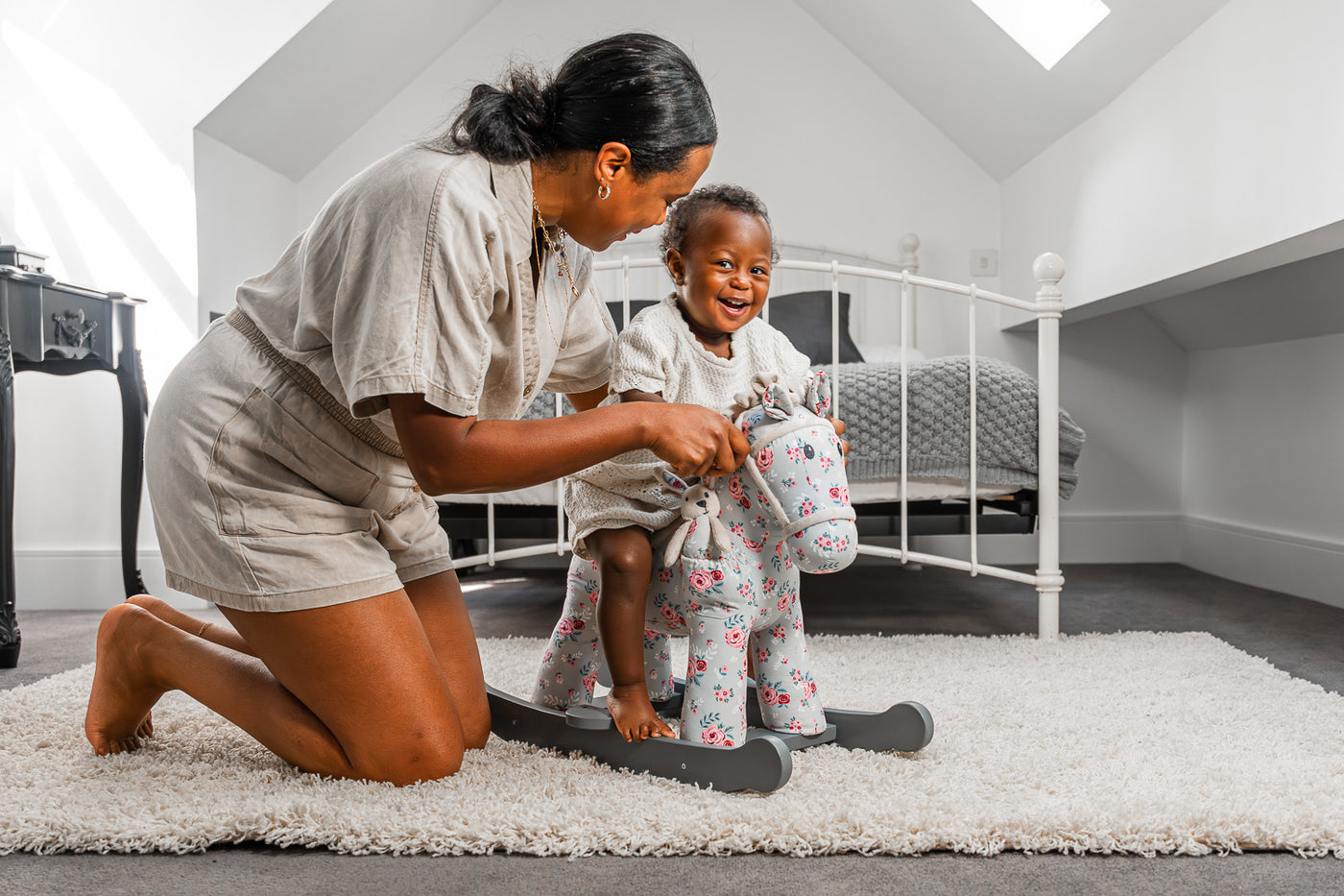 Little Bird Told Me Lily & Rose Rocking Horse 