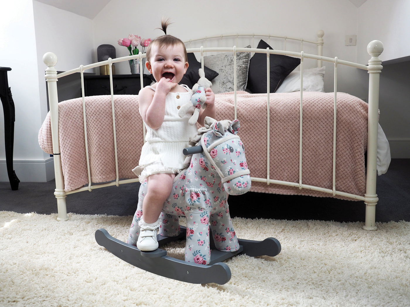 Little Bird Told Me Lily & Rose Rocking Horse 