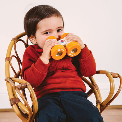 Wooden Play Kaleidoscope Binoculars