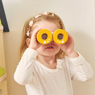 Wooden Play Kaleidoscope Binoculars