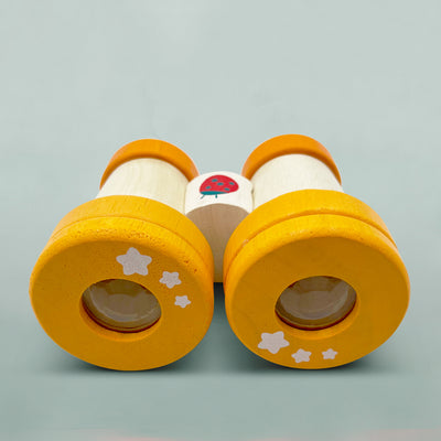 Wooden Play Kaleidoscope Binoculars