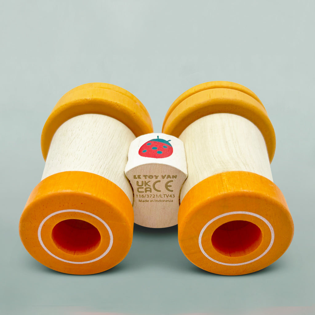 Wooden Play Kaleidoscope Binoculars