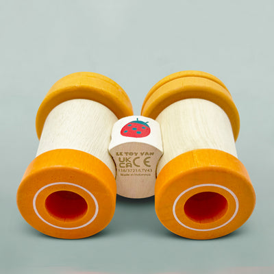 Wooden Play Kaleidoscope Binoculars